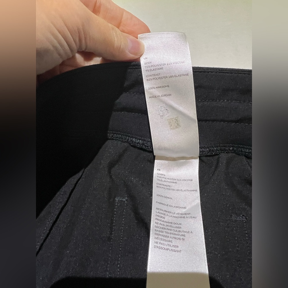 FIGS Black Technical Scrub Pants M/P Yola High Waisted Stretch Pockets - Picture 6 of 7